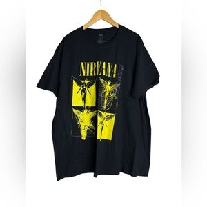Nirvana black short sleeve men’s T-shirt 2XL